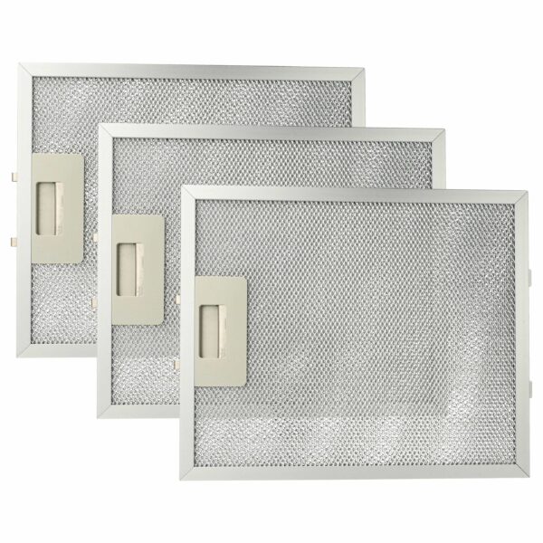 3x Filtro de Gordura Metal Longa Duração compatível com AEG 4055101671