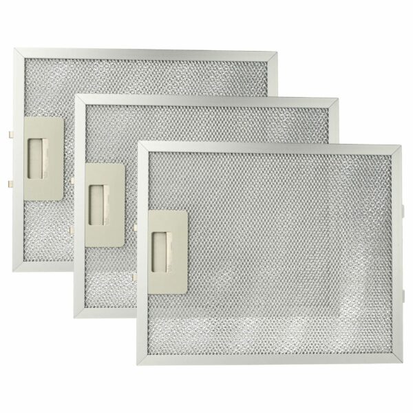 3x Filtro de Gordura Metal Longa Duração compatível com AEG 4055101671