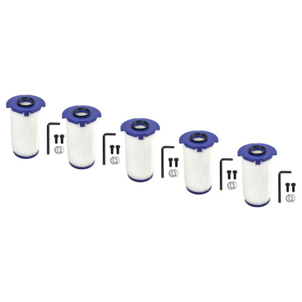 5x Filtro HEPA vhbw substitui Dyson 970528-01 para Secador de Mãos Dyson - H13