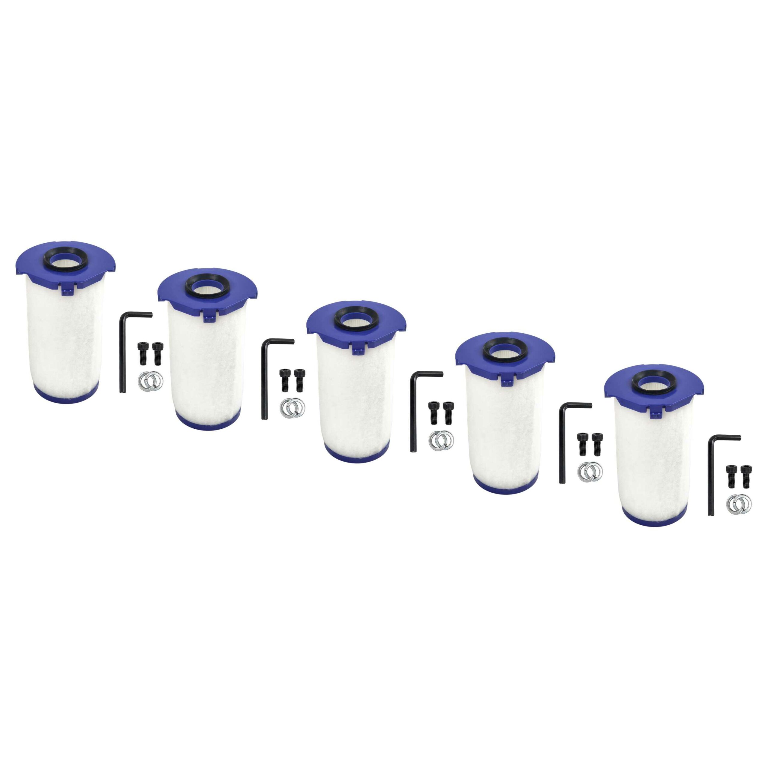 5x Filtro HEPA vhbw substitui Dyson 970528-01 para Secador de Mãos Dyson - H13