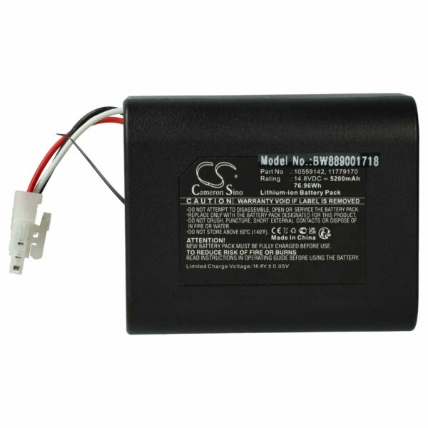 Bateria vhbw para Miele 11779170, 10559142 - 5200mAh, 14.8V, Li-Ion