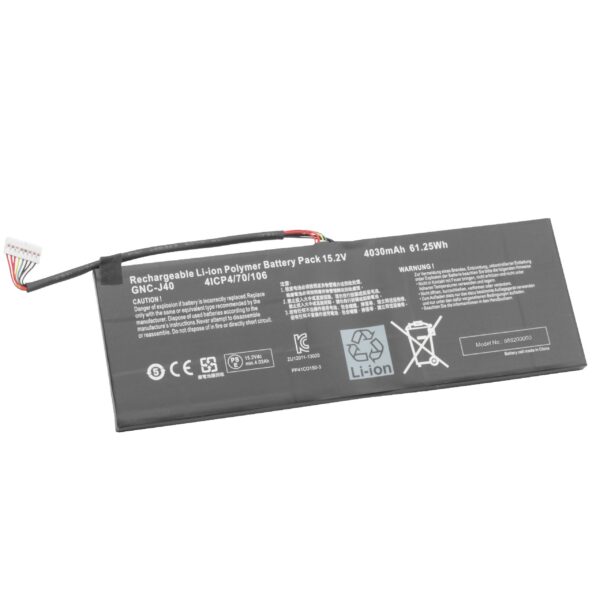 Bateria vhbw para Gigabyte/Gateway/Schenker - 4030 mAh 15.2V Li-Ion