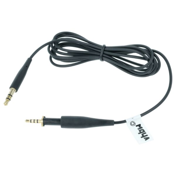Cabo de áudio para auscultadores AKG K430 e compatíveis, 110 cm, vhbw