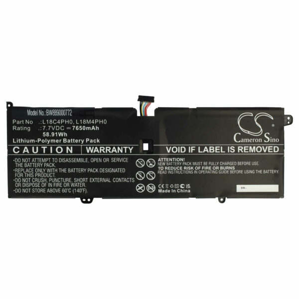 Bateria para Portátil Lenovo vhbw - 5B10T11585, 5B10T11586, 5B10T11686, 5B10W67180 - 7650 mAh 7.7 V Li-Polímero