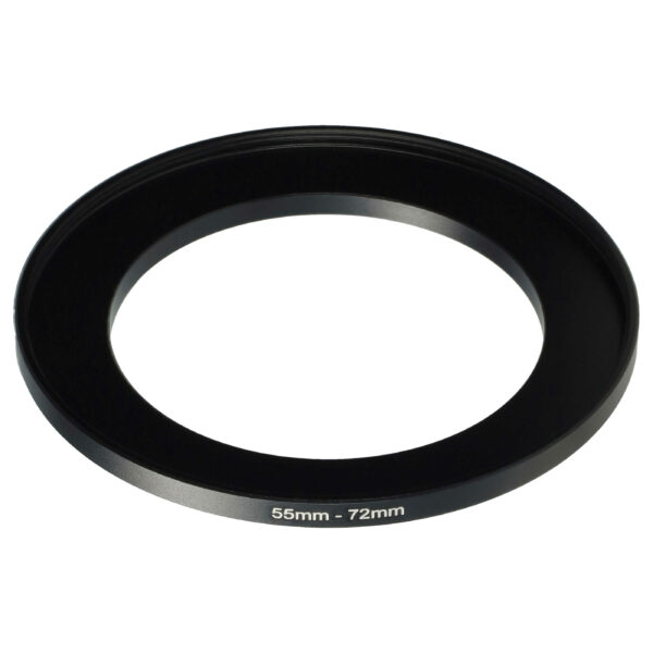 Adaptador Step-Up Ring 55 mm para 72 mm para Objetivas de Câmara Fotográfica
