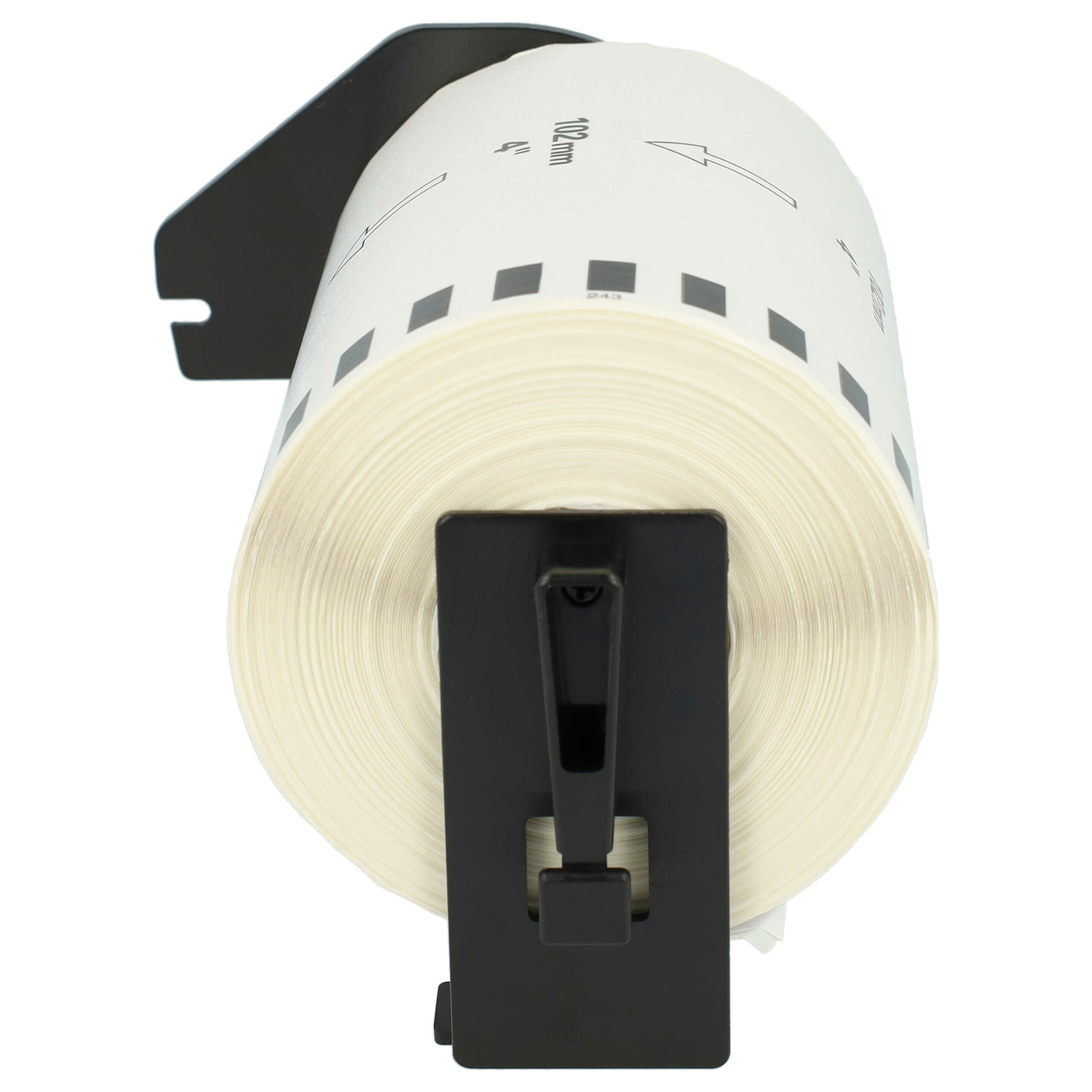 2x Rolo de Etiquetas vhbw para Brother DK-22243 - 102 mm x 30.48 m + Suporte - Image 4