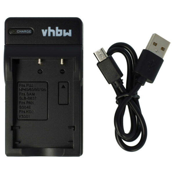 Carregador USB-C com Cabo para Câmaras Digitais vhbw - Substitui Rollei RA-100