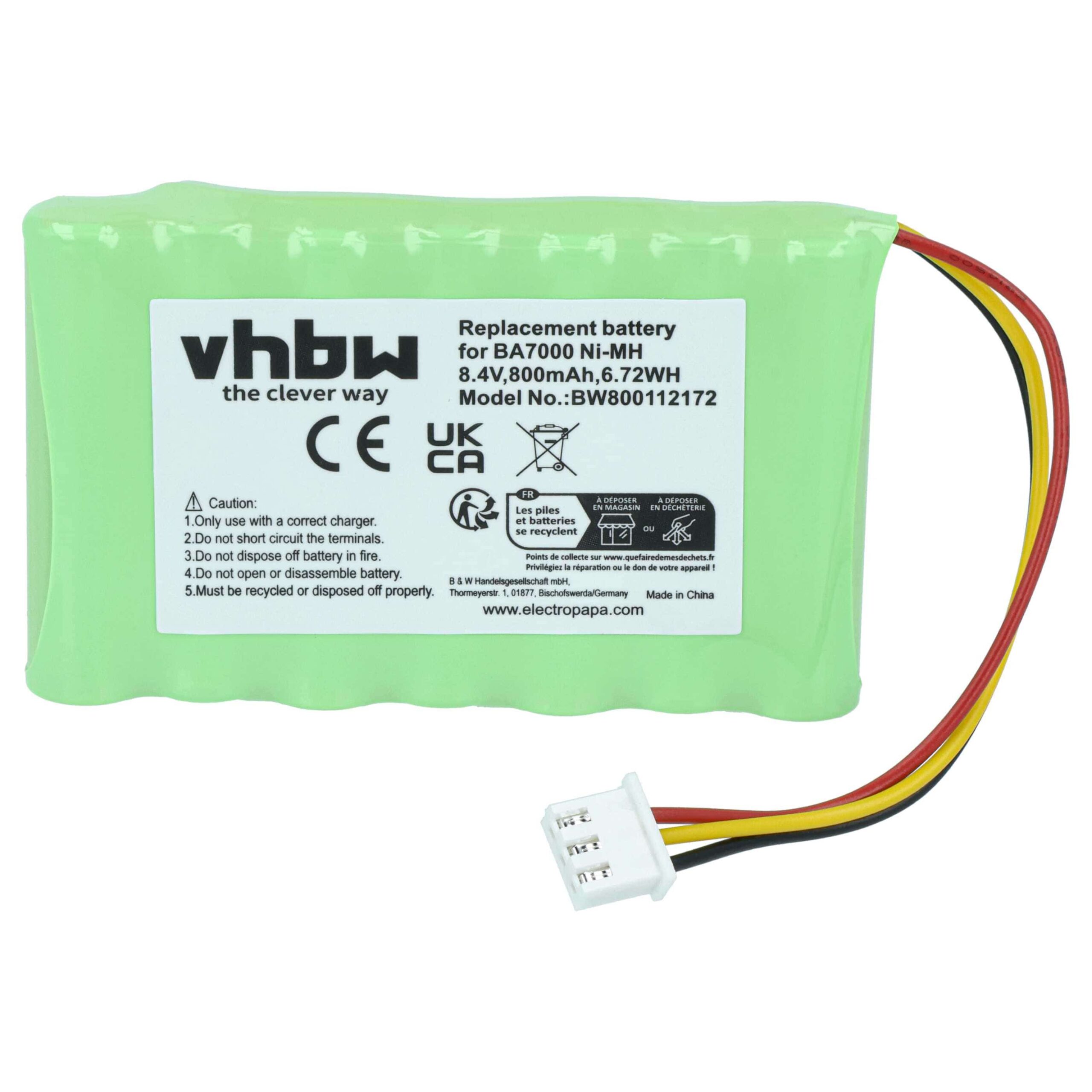 Bateria vhbw para Impressora Brother BA-7000 - 800 mAh 8.4 V NiMH - Image 3