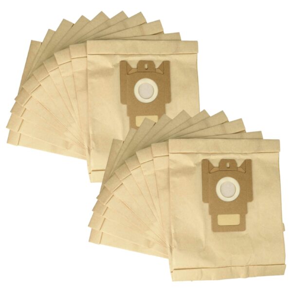 Pack 20 Sacos de Papel para Aspirador Hoover e Miele Silver Magic - Tipo M