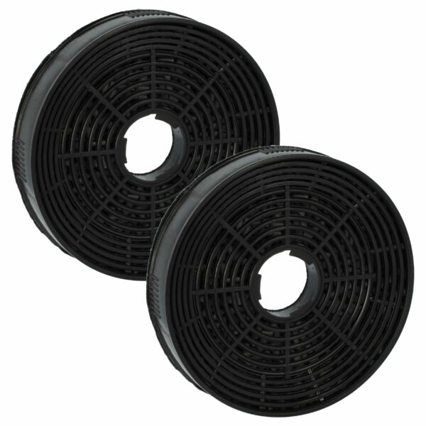 2x Filtro de Carvão Ativado Amica KF17130, 1160825, FWK-140 - 14 cm