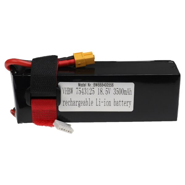 Bateria vhbw 3500 mAh 18.5V Li-polymer XT60 para Veículos Telecomandados