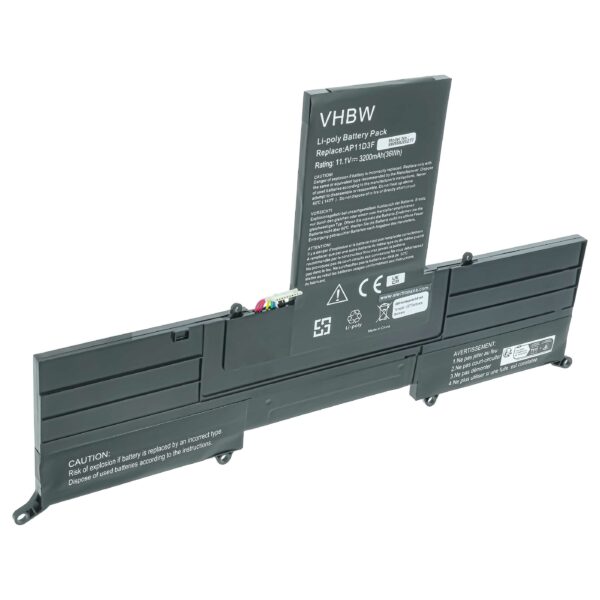 Bateria vhbw para portáteis Acer Aspire S3 (3000 mAh, 11.1 V, Li-polymer)