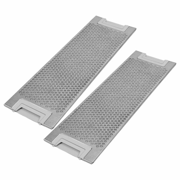 2x Filtro de Gordura em Metal Longa Duração para Coifa AEG - vhbw