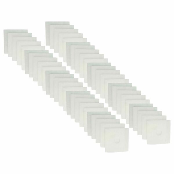 Conjunto de 50 Filtros de Ar vhbw para Ventiladores Helios (substitui 00939)