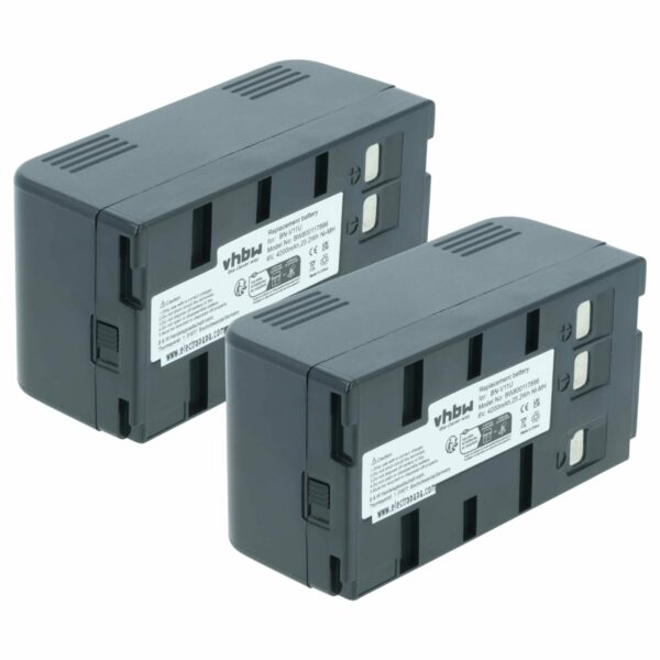 2x Bateria vhbw BN-V22U, BN-V20, BN-V25, BN-V24U, BN-V22, BN-V20US, BN-V20U - 4200mAh, 6V, NiMH