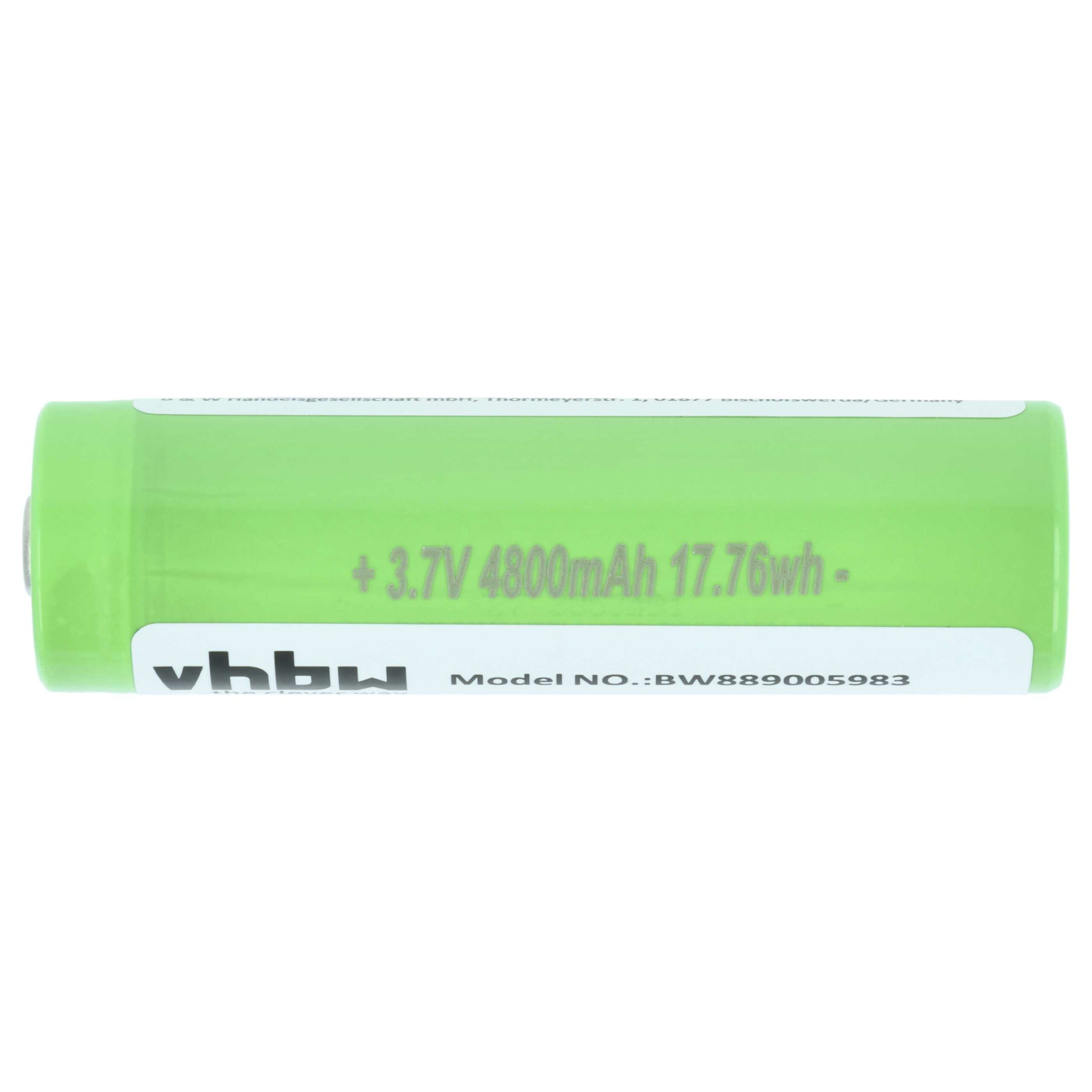 Bateria vhbw 3x 4.8 Ah 3.7V Li-Ion para Lanterna Ledlenser 2S1P 502262 - Image 4