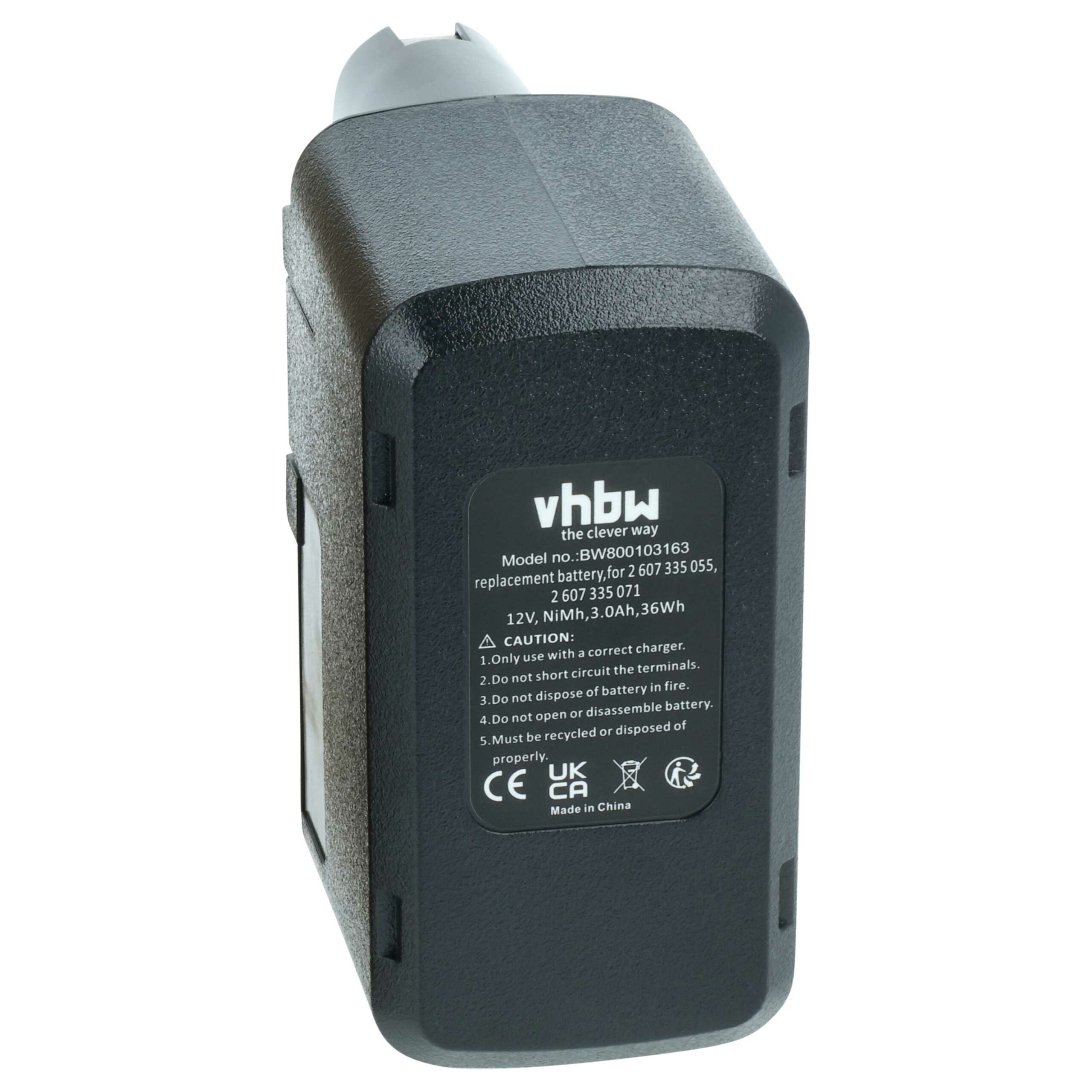 Bateria vhbw 12V 3000 mAh NiMH para Ferramentas Eléctricas Bosch (pack 3x) - Image 3