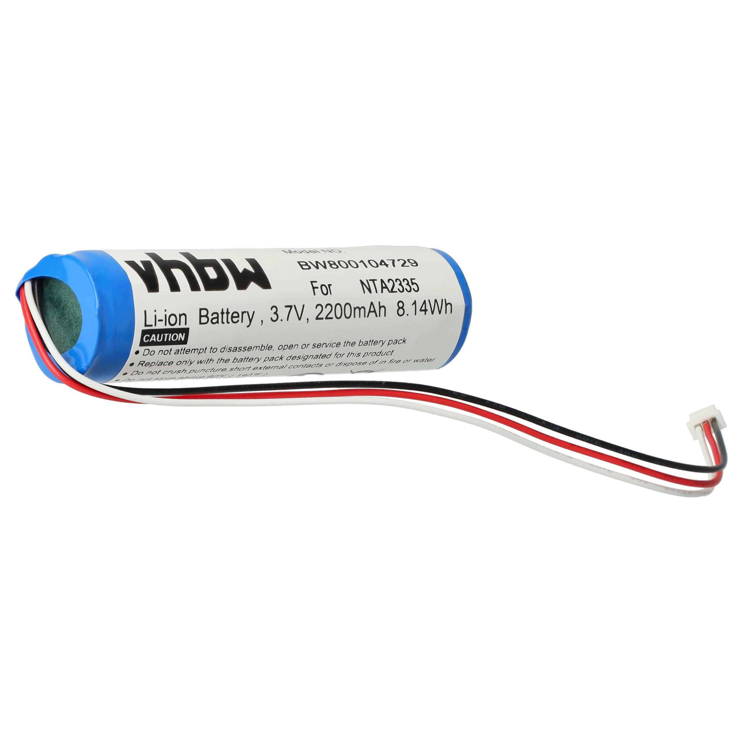 Bateria vhbw Li-Ion 2200 mAh para altifalante Logitech Pure-Fi Anywhere 2 MM50