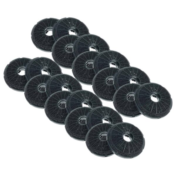 Pack de 20 Filtros de Carvão Ativado para Coifa Grundig e Bosch DWK66AJ20T/DWK66AJ60T
