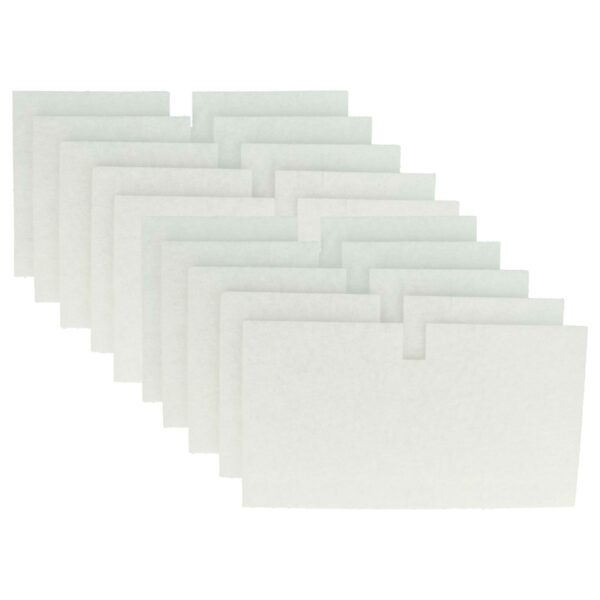 Filtro de Ar vhbw para Ventilação Lunos 9/FALD - Branco (Embalagem com 10 unidades)