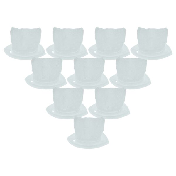 10x Filtro de Substituição vhbw para Aspirador Black & Decker FLVD10-XJ