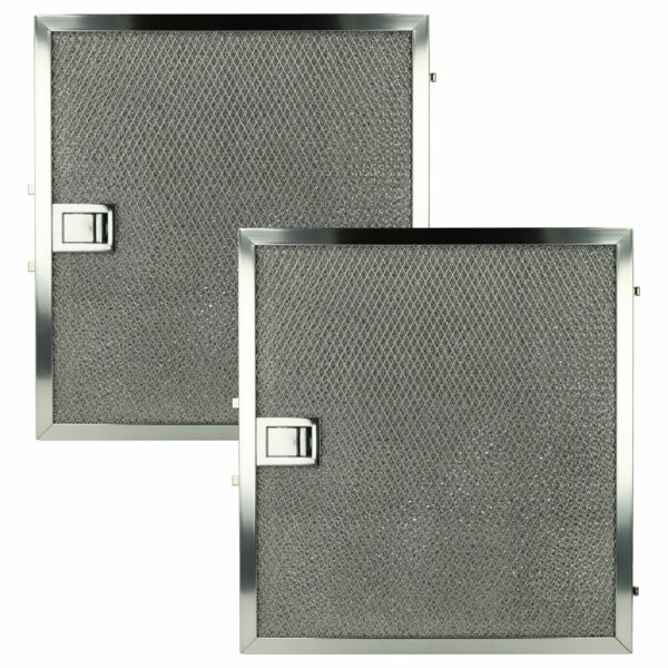 2x Filtro de Gordura Metálico de Longa Duração vhbw para Miele 8270440
