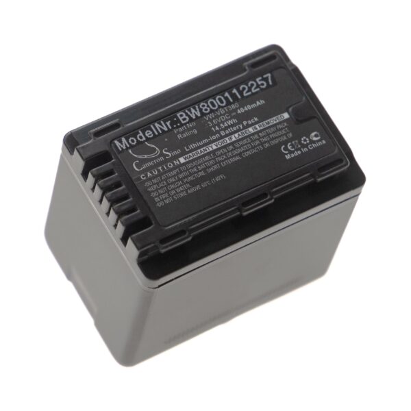 Bateria para Câmara Panasonic VW-VBK180, VW-VBK360, VW-VBT380, VW-VBT190 - 4040 mAh 3.6V Li-Ion vhbw