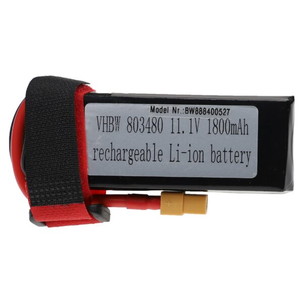 Bateria vhbw para Modelo Reduzido 1800 mAh 11.1 V Li-polymer, XT60