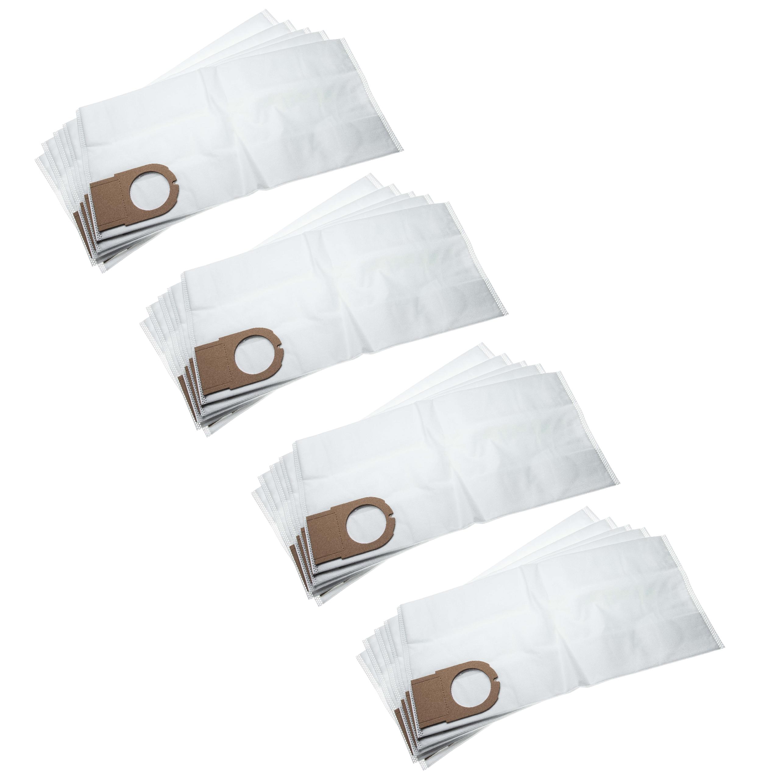 20 Sacos para Aspirador Metabo 6.31348, 631348000 - Microfibra vhbw