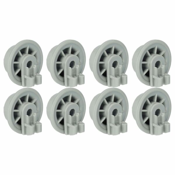 8x Rodilhos para Cesto Inferior de Máquina de Lavar Louça vhbw - Ø 35 mm (substitui Bosch 00170838, 00170834)