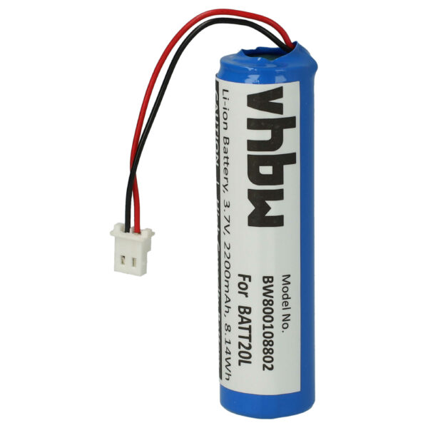 Bateria vhbw para Rádio DAB BATT20L - 2200 mAh 3.7 V Li-Ion