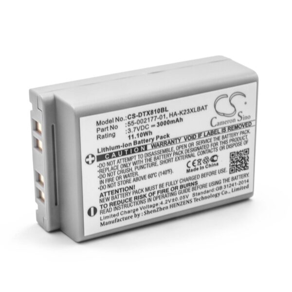 Bateria vhbw para leitor de códigos de barras Casio DT-X8, DT-X200 (3000 mAh, 3.7 V)