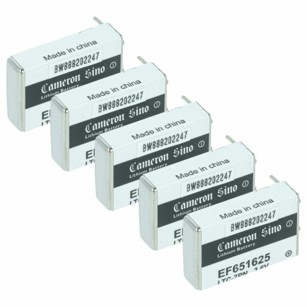 Bateria Especial 5x vhbw - 750 mAh 3.6 V Li-SOCl2
