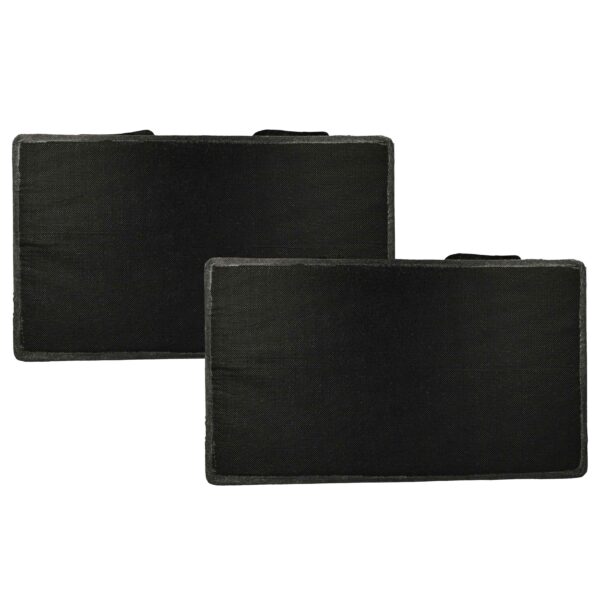 2x Filtro de Carvão Ativado Substituição Miele 4002514270456 para Coifa - 40 x 23.5 x 3 cm