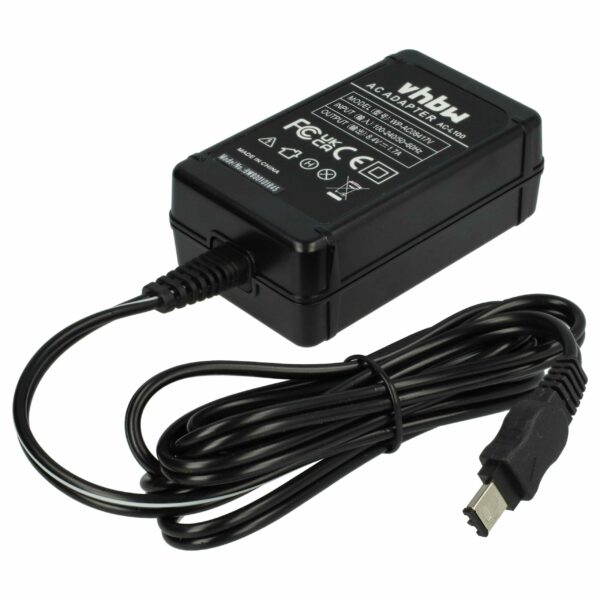 Adaptador de Alimentação vhbw para Câmaras Sony AC-L10/AC-L100/AC-L15 - 2 m