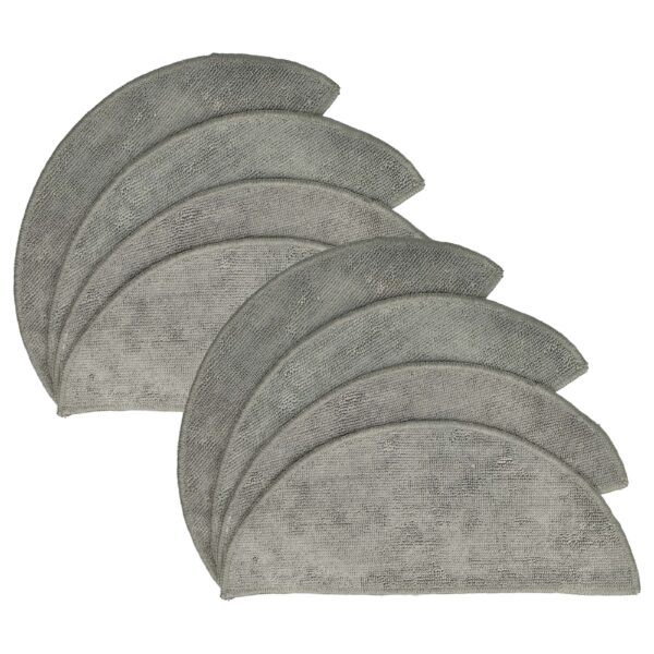 8x Pano de Limpeza em Microfibra para Robô Aspirador Lefant M501A, M571, T700