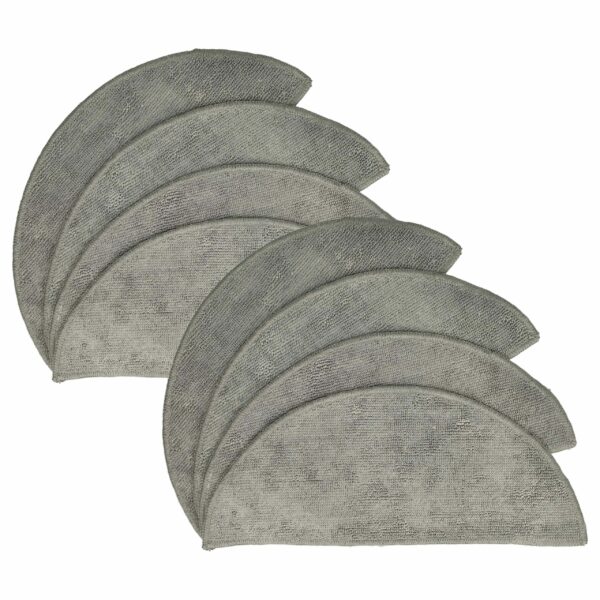 8x Pano de Limpeza em Microfibra para Robô Aspirador Lefant M501A, M571, T700