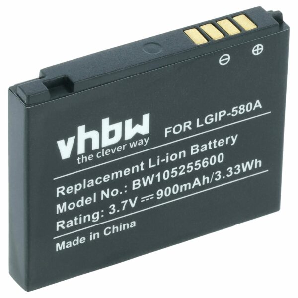 Bateria para Telemóvel LG LGIP-580A - 700 mAh 3.7 V Li-Ion vhbw