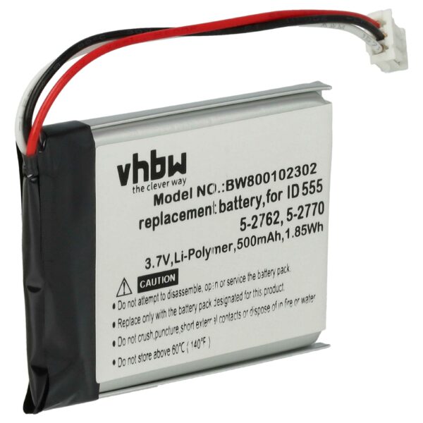 Bateria vhbw para telefone fixo Philips / Grundig / Alcatel - 500 mAh 3.7 V