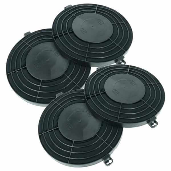 Pack de 4 Filtros de Carvão Ativado Compatível com IKEA 604.019.57, Nyttig FIL 900 - 25,5 cm