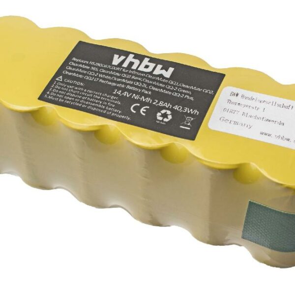 Bateria vhbw compatível com Aircraftvacuums, Proscenic, Infinuvo, Agait - 2800mAh, 14.4V, NiMH