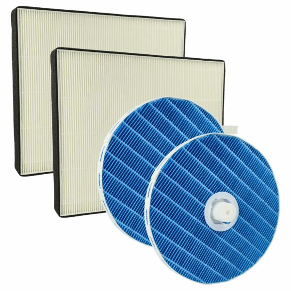 Conjunto de 4 Filtros vhbw para Purificador de Ar Philips 18710103760822, 08710103760825