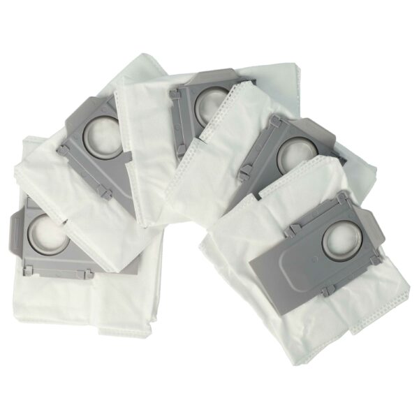 Conjunto de 5 Sacos de Pó para Unidade de Sucção Roborock Q7 - vhbw