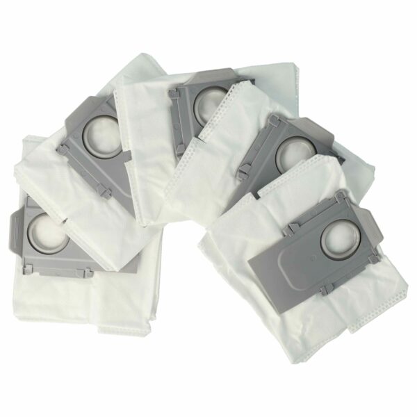 Conjunto de 5 Sacos de Pó para Unidade de Sucção Roborock Q7 - vhbw