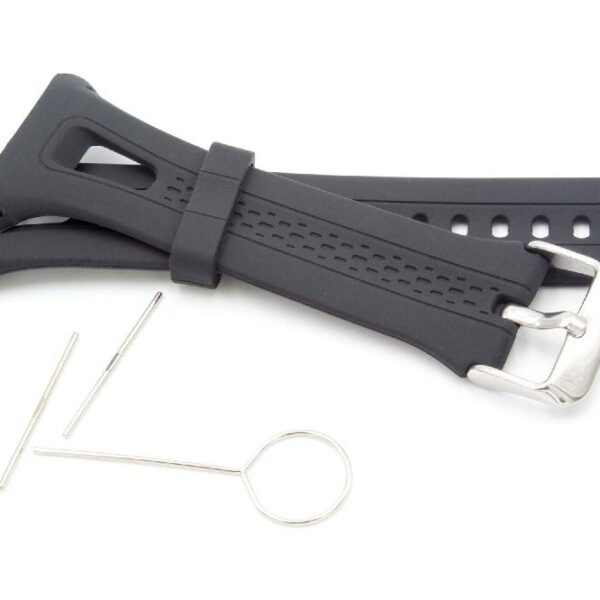 Bracelete de Silicone para Garmin Forerunner - Preto, 11.5cm + 9.7cm