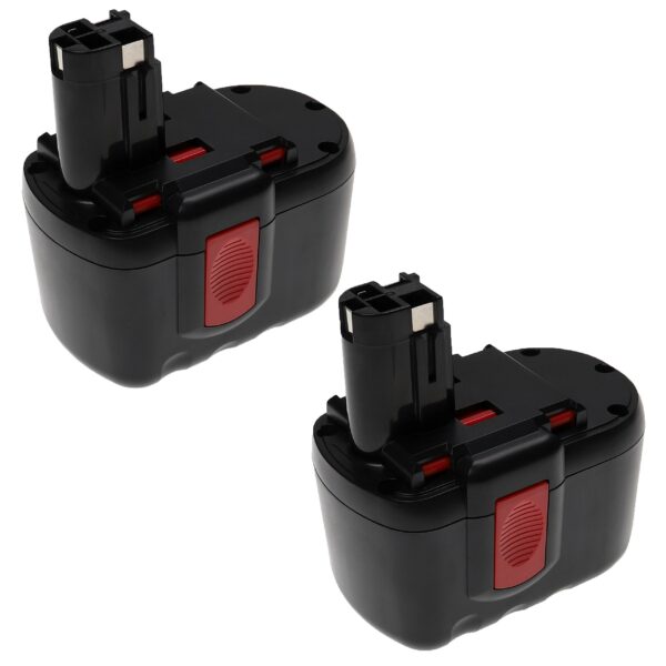 2x Bateria compatível Bosch 2607335280, 2607335279, 2607335268 - EXTENSILO 24V 3300mAh NiMH