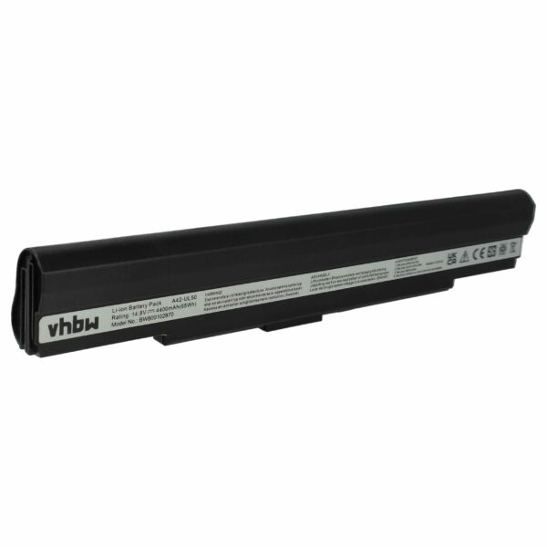 Bateria vhbw para Asus A31-UL50, A32-UL50, A31-UL30, A31-UL80, A32-UL30 - 4400 mAh 14.8 V Li-Ion