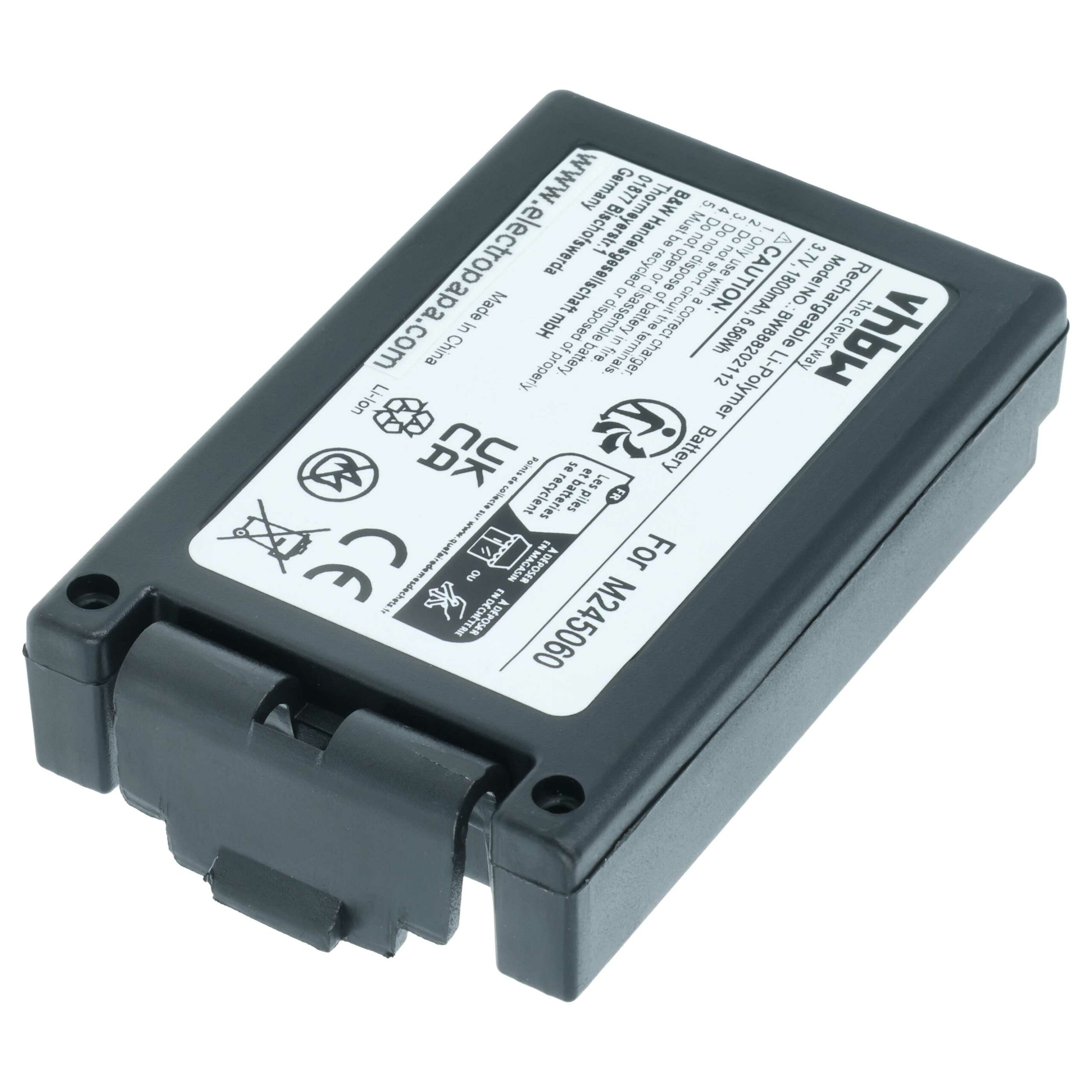 2x Bateria de Substituição vhbw para Teleradio M245060, 22.381.2, D00004-02 - 1800 mAh - Image 2