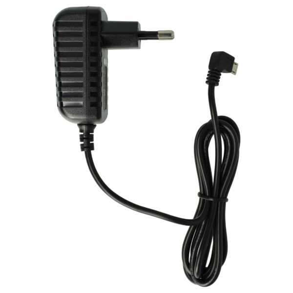 Carregador Micro USB vhbw compatível com Philips CP1759/01, CP1484/01 - 1.0 A / 5 V