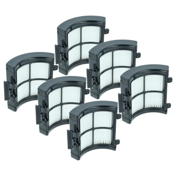 6x Filtros de Substituição vhbw para Aspirador Shark XHFIW1000, XPRFIW1000